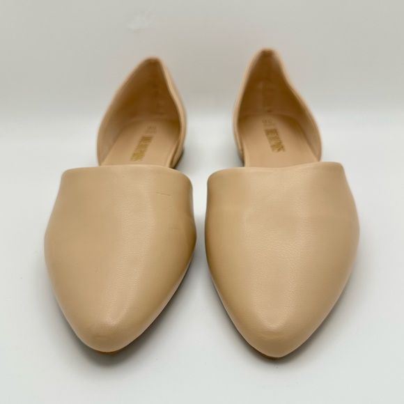 DREAM PAIRS Women's Flats Sz 10M Jilian Low Shoes Nude Pointed Toe - Picture 4 of 10